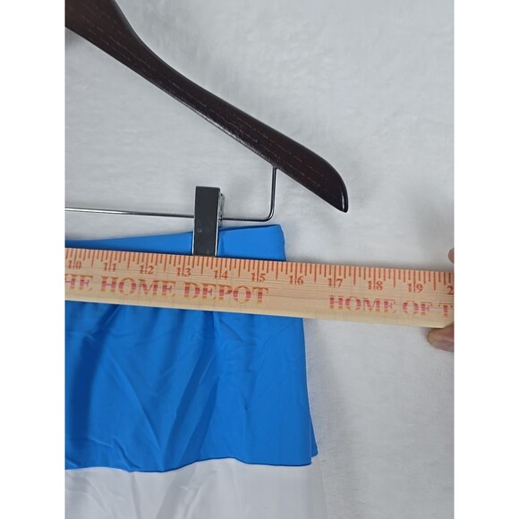 PatPat Men’s XL Blue White Yellow Colorblock Swim Trunks Board Shorts - Picture 6 of 9